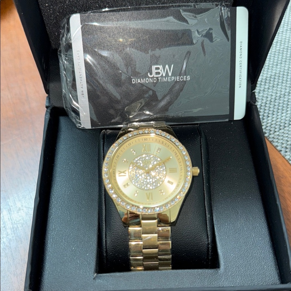 JBW Gold Diamond Timepiece